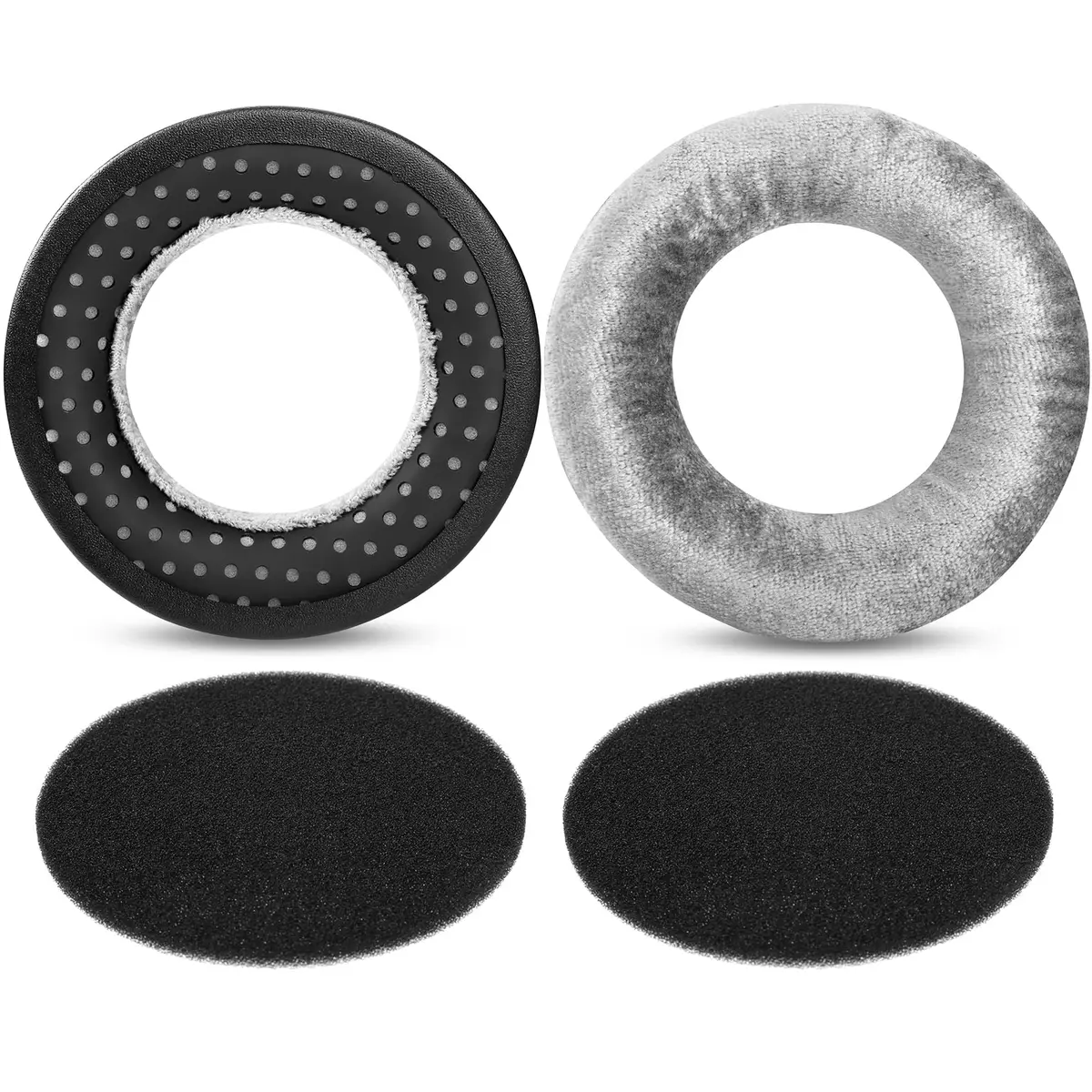 YunYiYi Replacement Earpads for beyerdynamic DT770/DT990/DT880 Headphones | Memory Foam, Grey, 100mm Diameter - view 5
