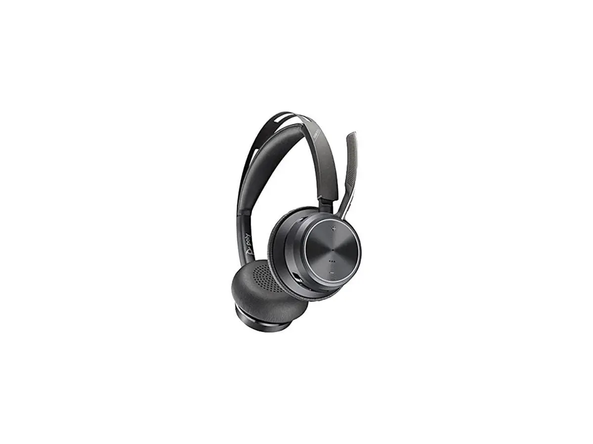 Poly Voyager Focus 2 UC USB-A Headset | Dual-Ear Stereo Bluetooth Headset with ANC Mic - main product image