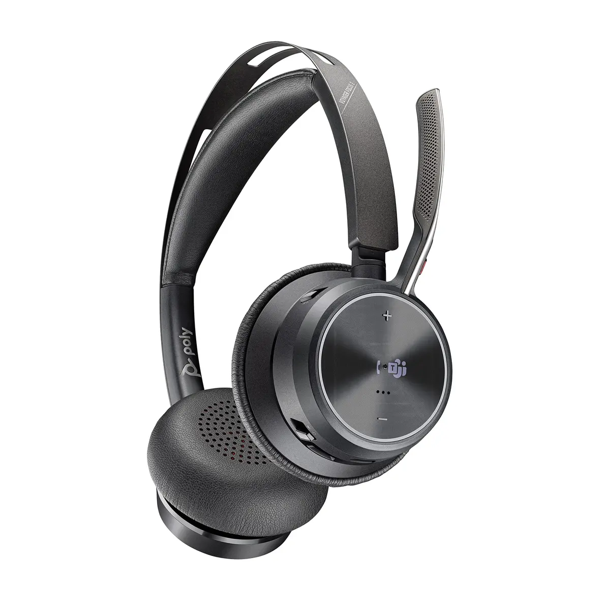 Poly Voyager Focus 2 UC USB-A Headset with Boom Mic | Active Noise Canceling, 19-Hour Talk Time - main product image
