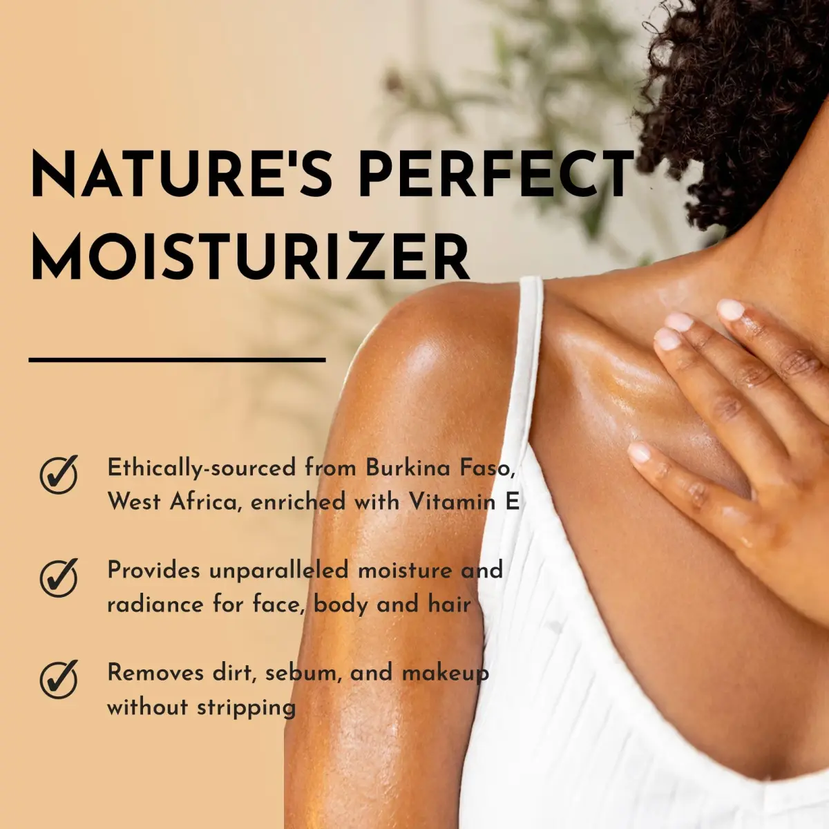 BOLDEN Shea Oil with Vitamin E | 100% Natural | 100 ml (3.4 fl oz) | Fragrance-Free for Skin & Hair - view 3
