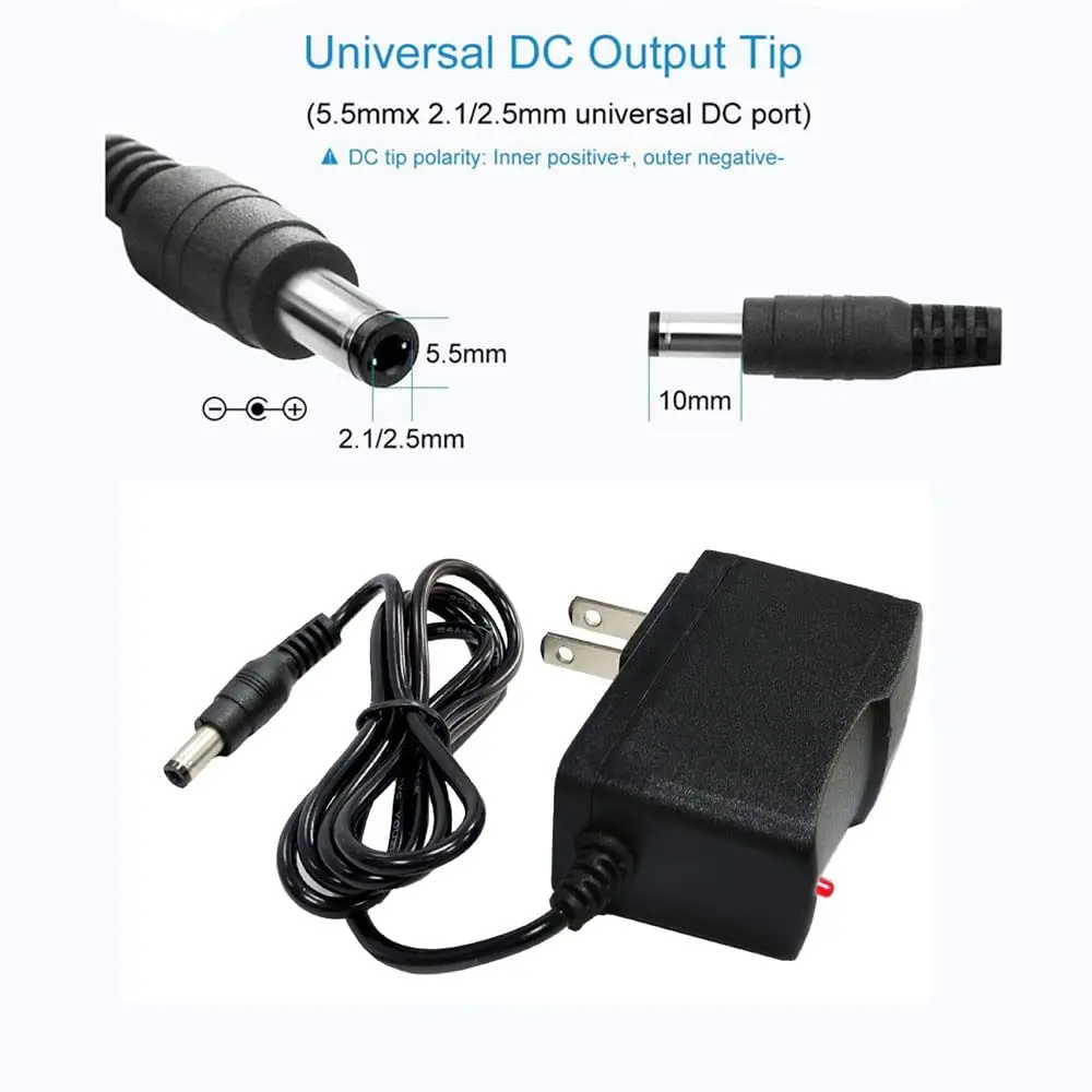 NC 3V 1A Power Supply Adapter 3V (0.03A) | Universal Input 100-240V AC to DC 3V 1A - view 3