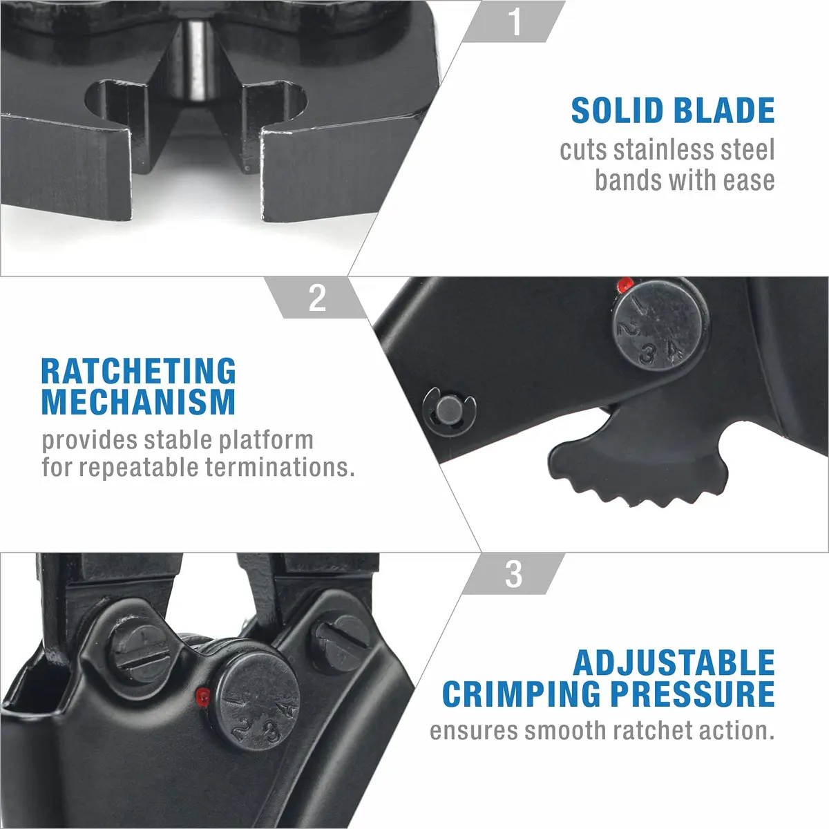 IWISS ICP-PC01 PEX Cinch Clamp Removal Tool | Stainless Steel Clamp Remover for PEX & Ear Clamps (13mm) - view 8