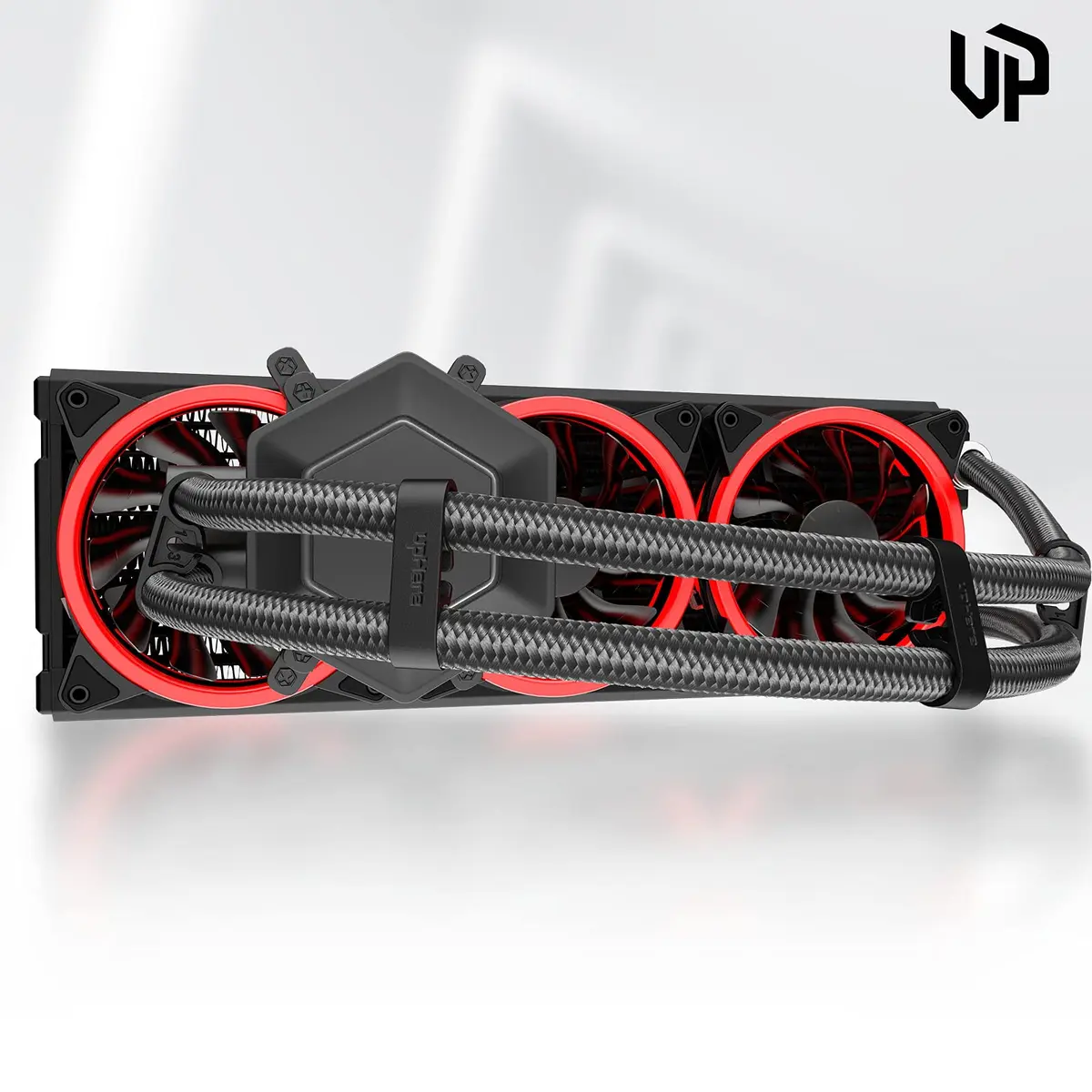 upHere Water Cooling Pipe Buckle Set 8 pcs | Compatible for Tubes Up to 13mm, Black - view 6