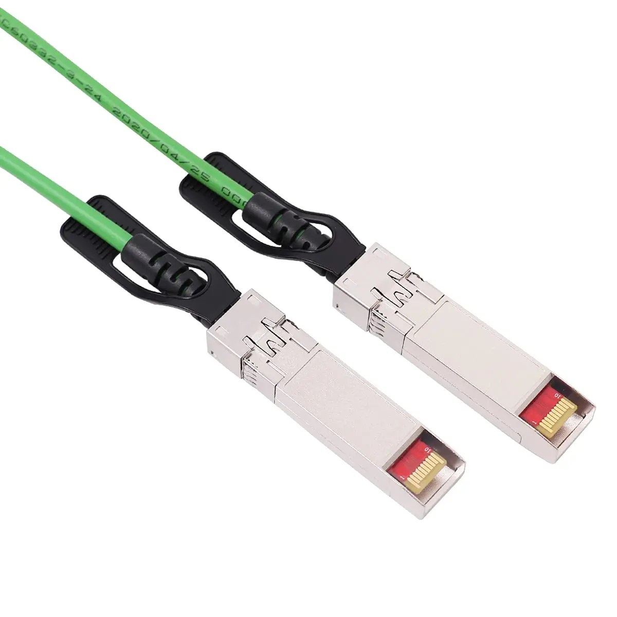 Wiitek Green 0.5m 10Gbps SFP+ DAC Twinax Cable | Compatible with Cisco, Ubiquiti, Juniper, Mellanox, Mikrotik, Netgear, Supermicro - view 3