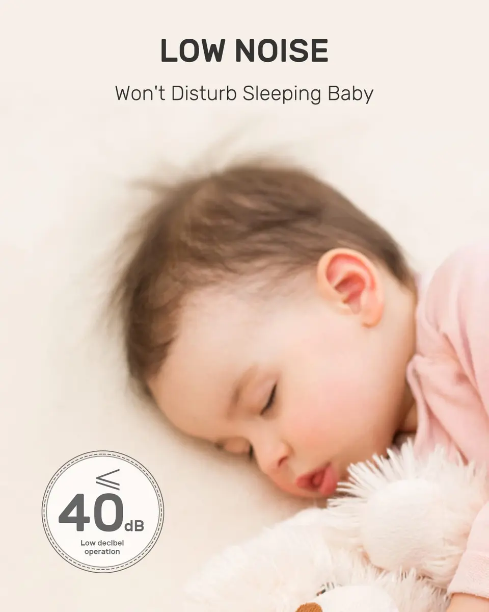 HEYVALUE Electric Baby Nasal Aspirator & Nose Sucker with 3 Silicone Tips | Powerful 3-Level Suction, Rechargeable & Easy to Clean - view 5