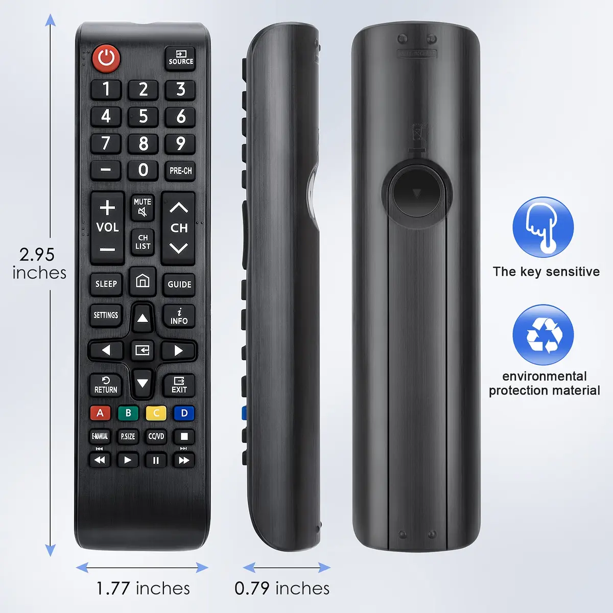 LOUTOC BN59-01301A Universal Replacement Remote Control for Samsung Smart TVs | Infrared, No Setup Required - view 7