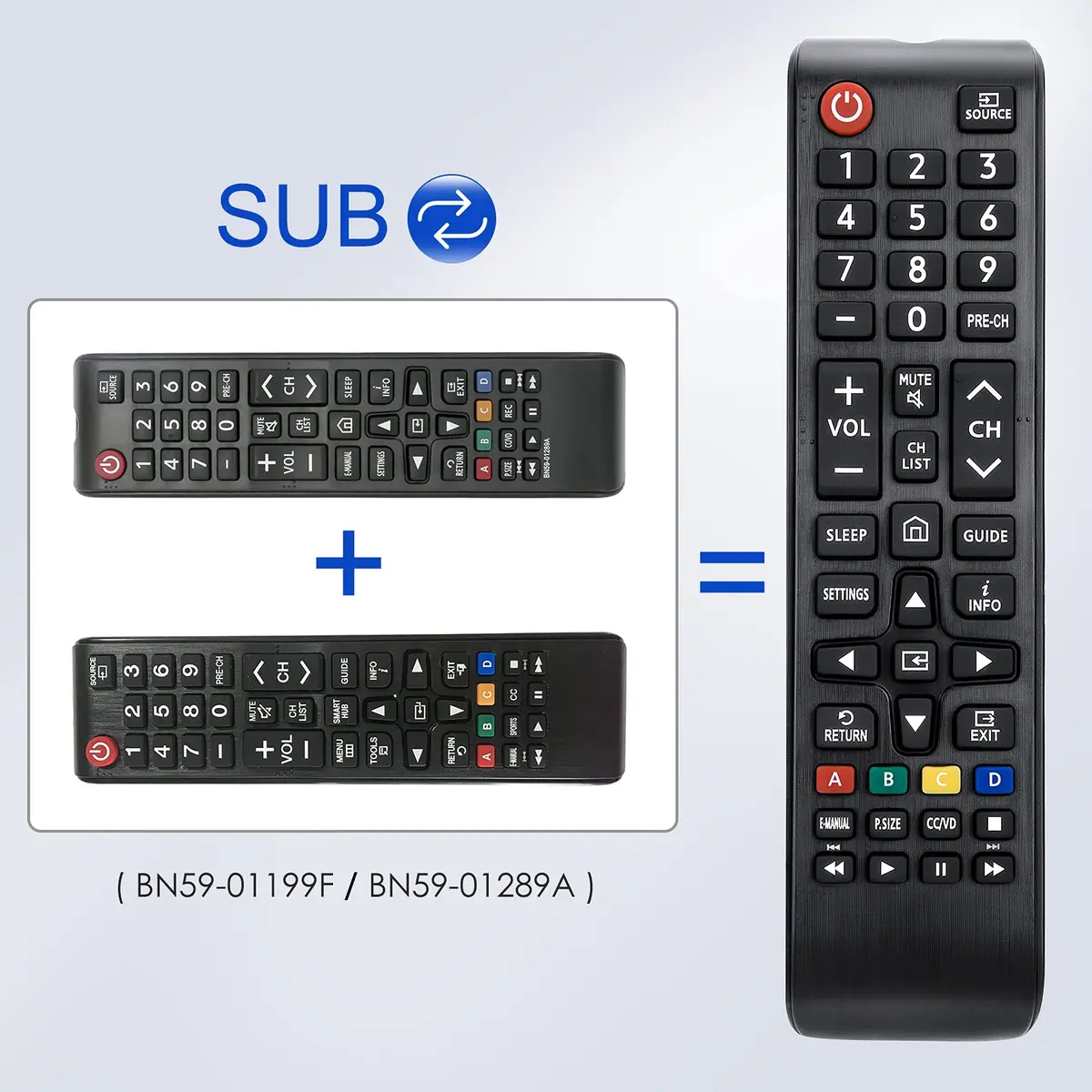 LOUTOC BN59-01301A Universal Replacement Remote Control for Samsung Smart TVs | Infrared, No Setup Required - view 2