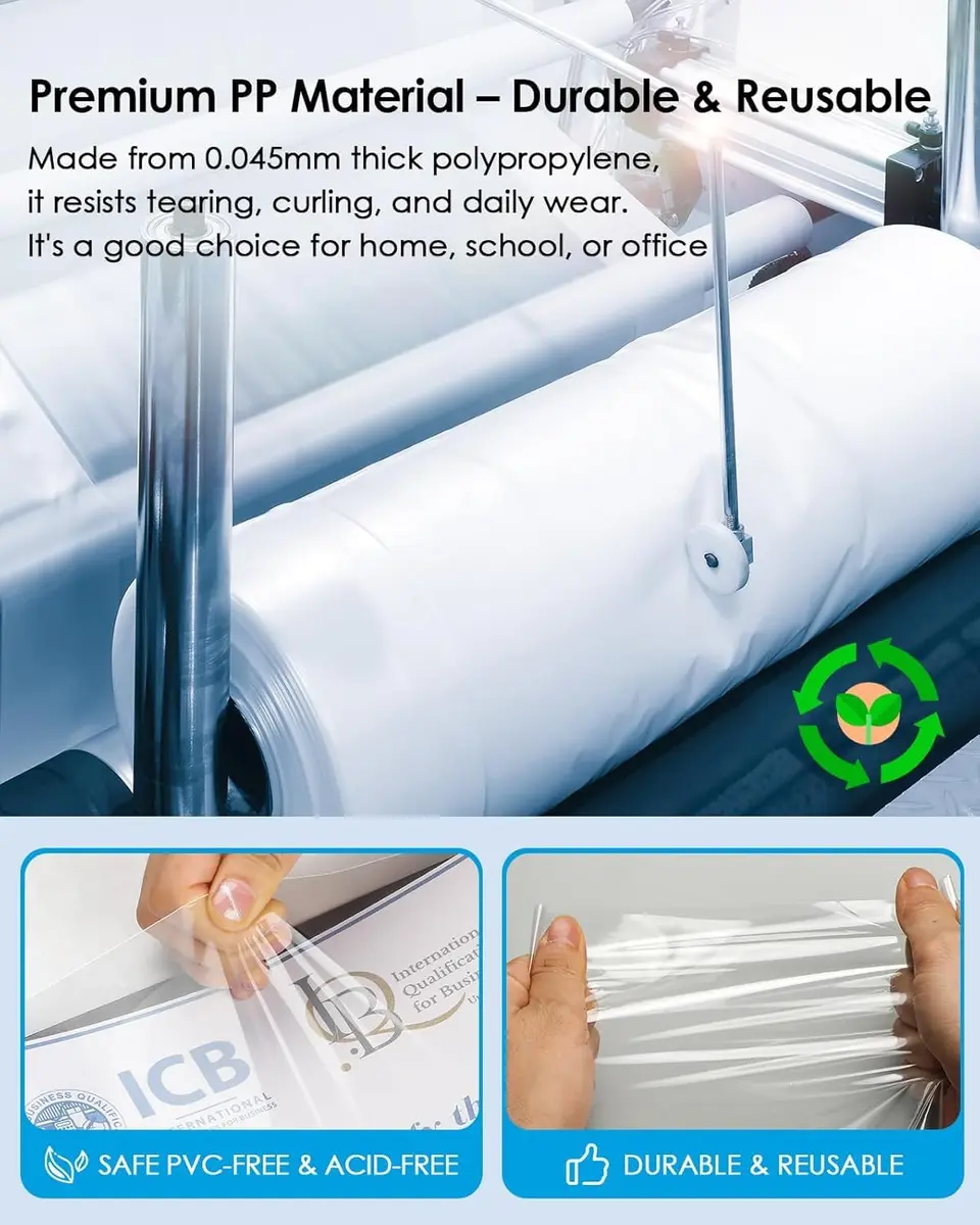 KTRIO Sheet Protectors 8.5 x 11 Inch, 250 Pack | Clear Top-Loading Page Protectors for 3-Ring Binders - view 4
