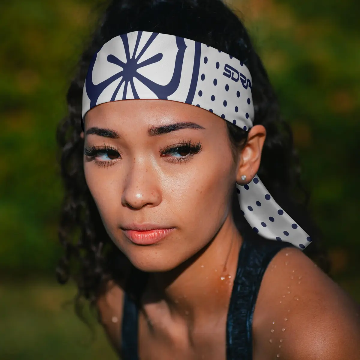 Suddora Daniel-San Lotus Headband Lightweight Breathable Tie Style Athletic Headband for Karate, Running, Cycling, Tennis, Versatile Head Gear for Ninja Costumes, Cosplay, Halloween | Moisture-Wicking & Stylish (70-120 chars) - view 6