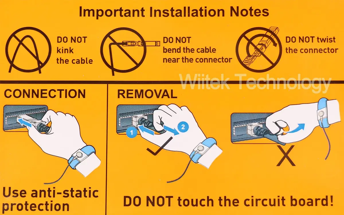 Wiitek Red 0.5m SFP+ DAC Twinax Cable | 10Gbps Passive Copper Cable for Cisco, Ubiquiti, Servers - view 7