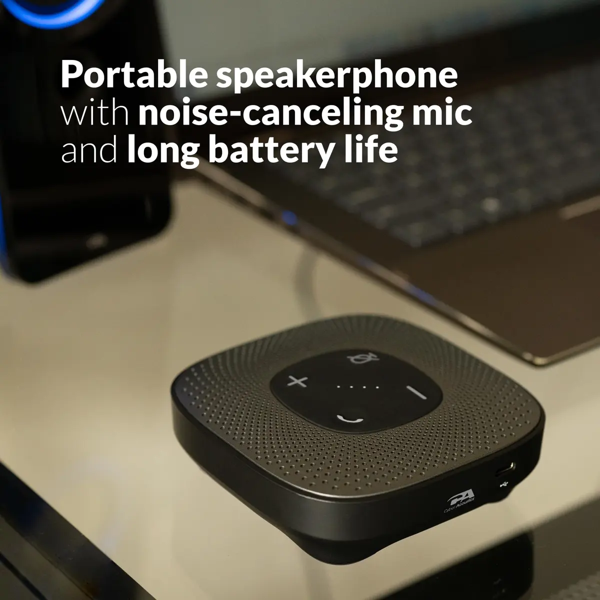 Cyber Acoustics SP-2000 USB Bluetooth Speakerphone with 360-Degree Mic | Clear Conference Calls & 12-Hour Battery - view 5