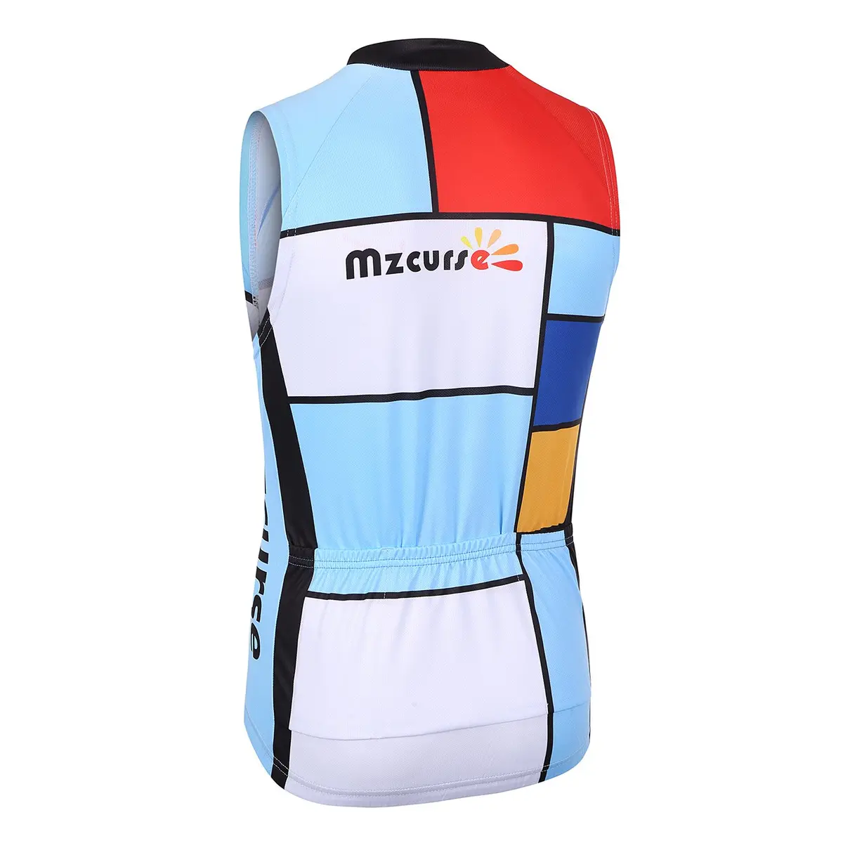 mzcurse Women's Sleeveless Jersey Shirt in Colour | Breathable, Quick-Dry Cycling Top (70-120 chars) - view 2