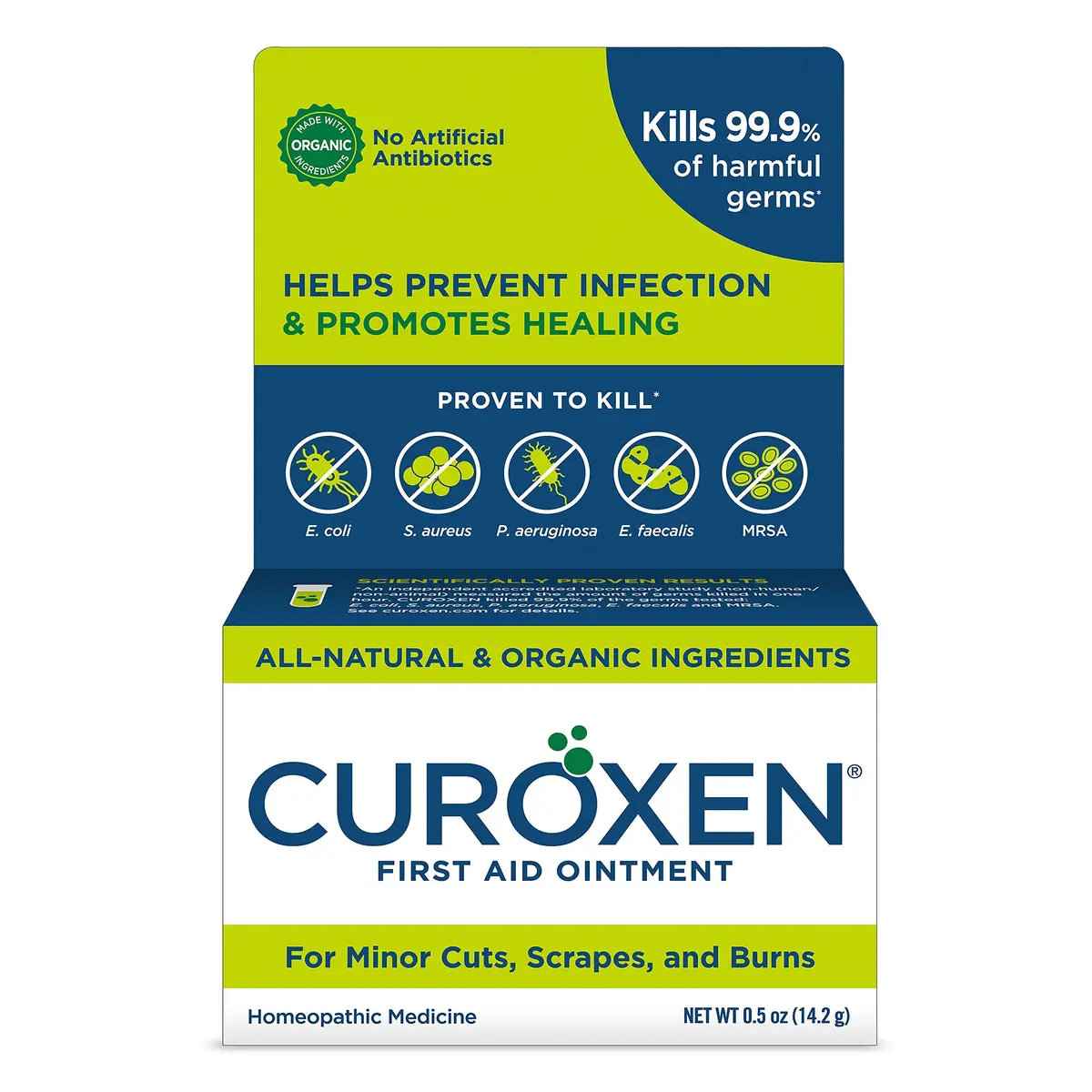 CUROXEN First Aid Ointment for Minor Cuts, Scrapes & Burns | Organic, All-Natural Skin Protectant - main product image