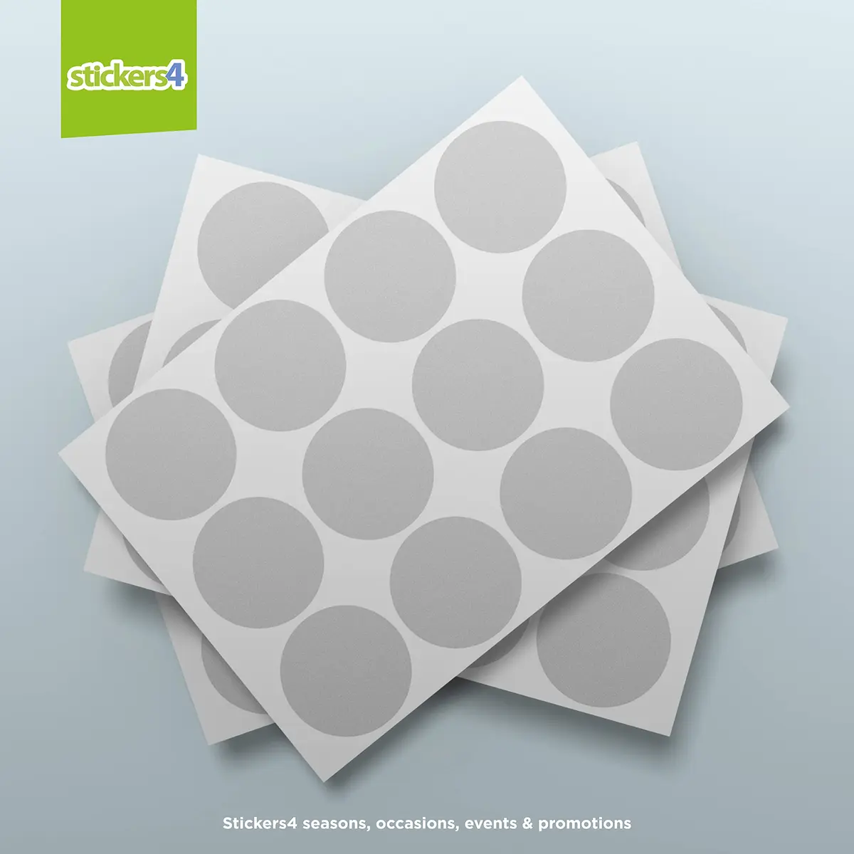 Stickers4 Round Glass Door Safety Stickers | 5cm (2 Inch) Frosted Decals, 60 Count - view 5