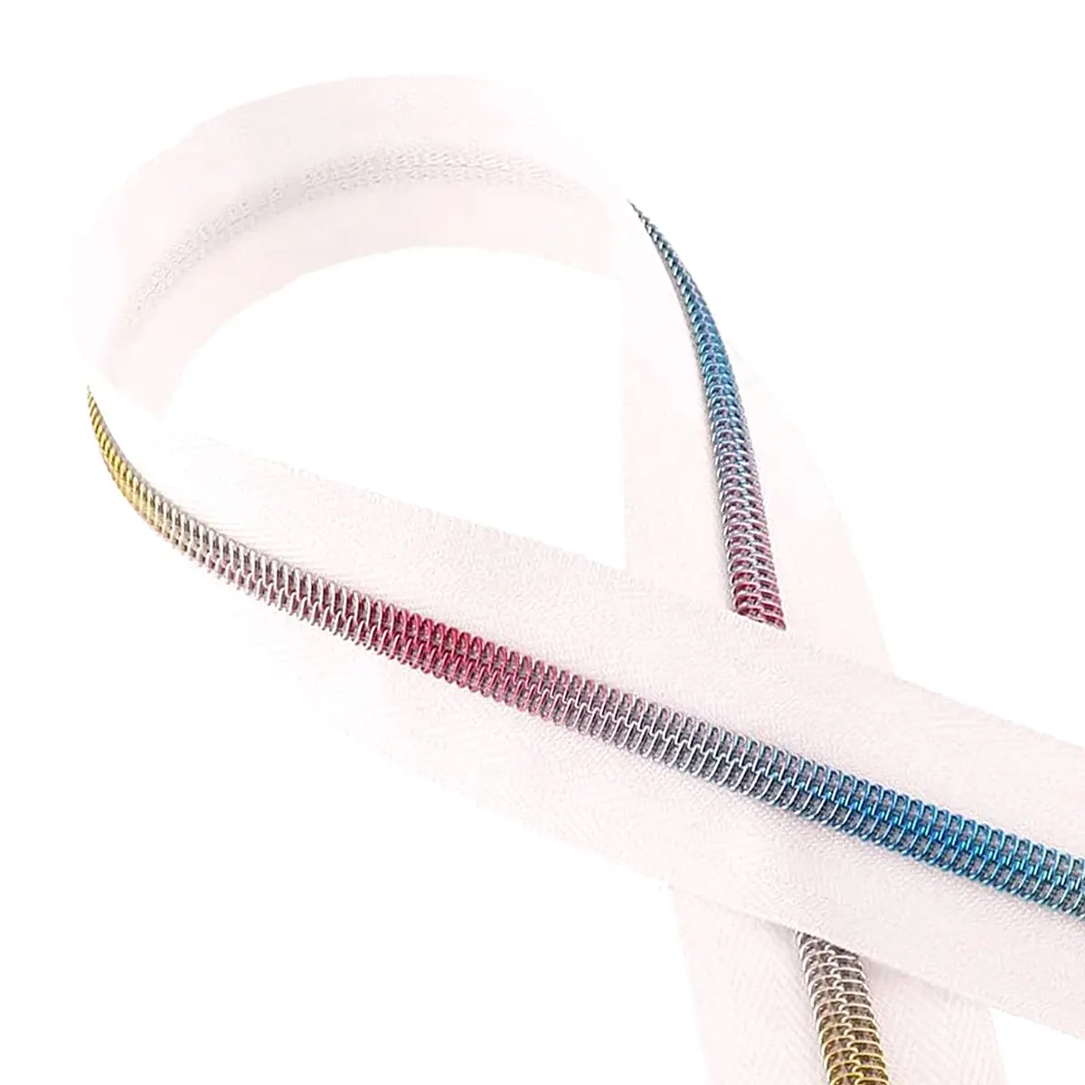 YIXI-SBest Nylon Zippers #5 10 Yards | Colorful DIY Sewing Zipper for Crafts & Bags - view 3