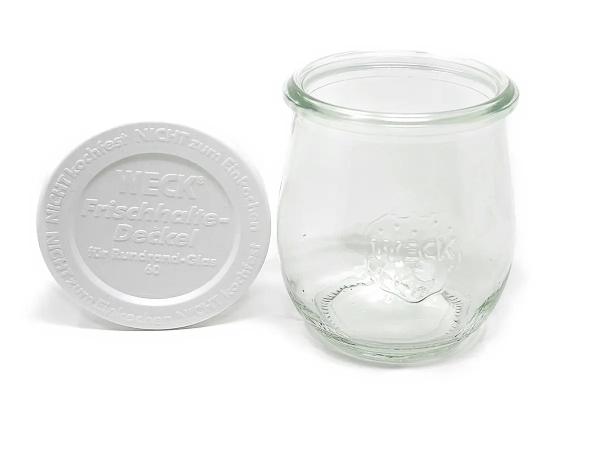 WECK 762 Tulip Jars 6-Pack | Compact Food Storage Jar for Preserves & Spices - main product image