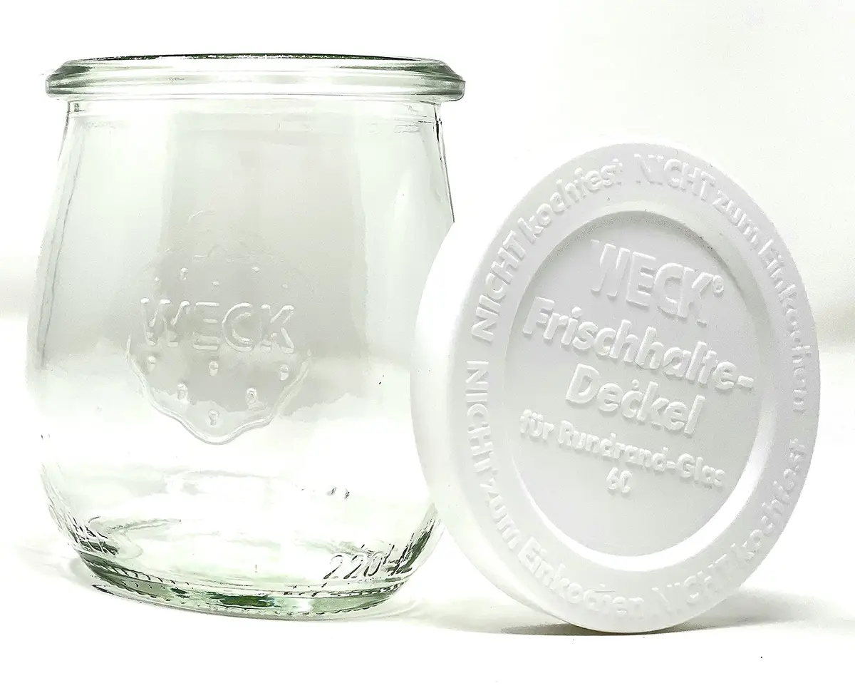 WECK 762 Tulip Jars 6-Pack | Compact Food Storage Jar for Preserves & Spices - view 2
