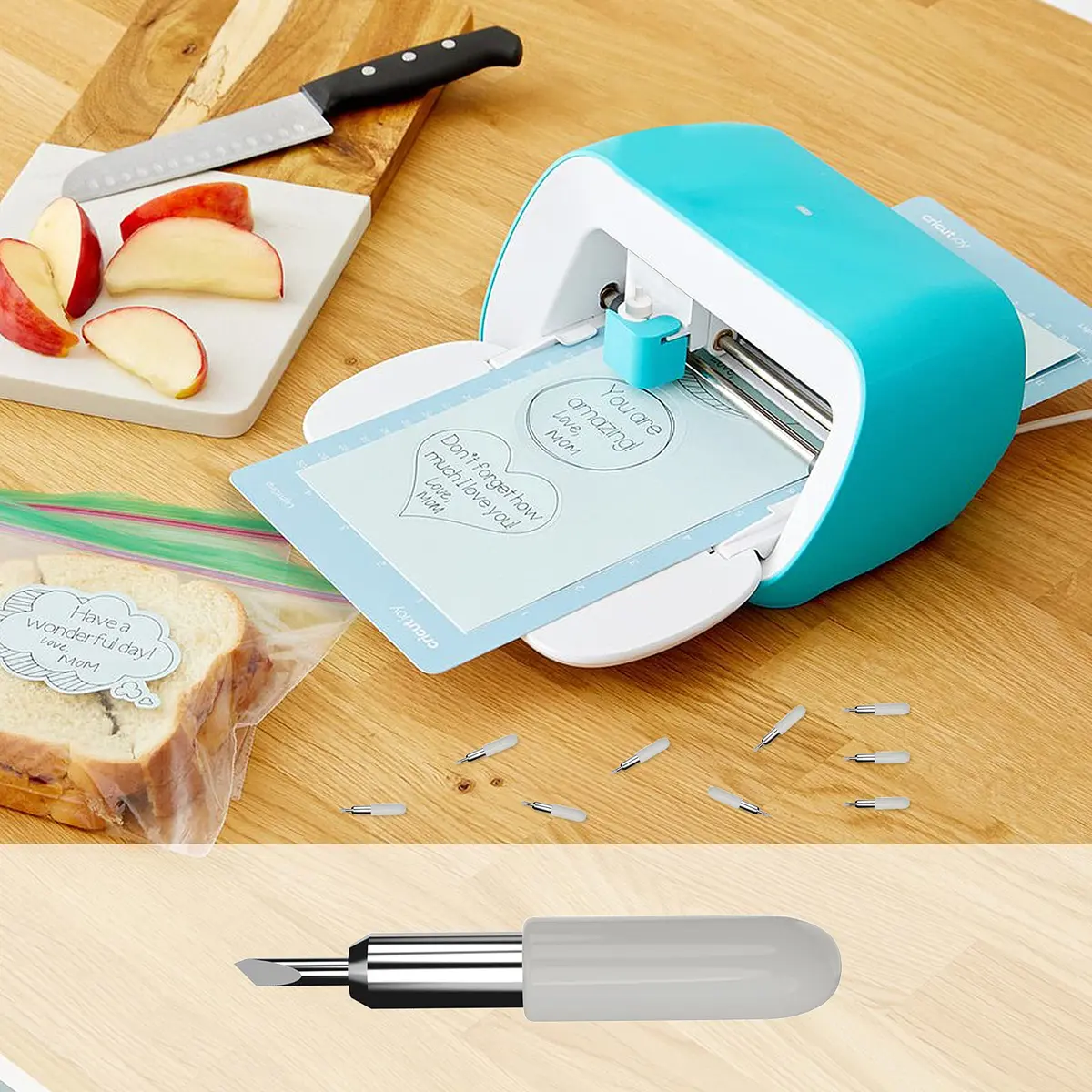 Hadwoer 5-Pack Carbide Cutting Blades Compatible with Cricut Joy & Joy Xtra | 0.63 oz (18 g) - view 5