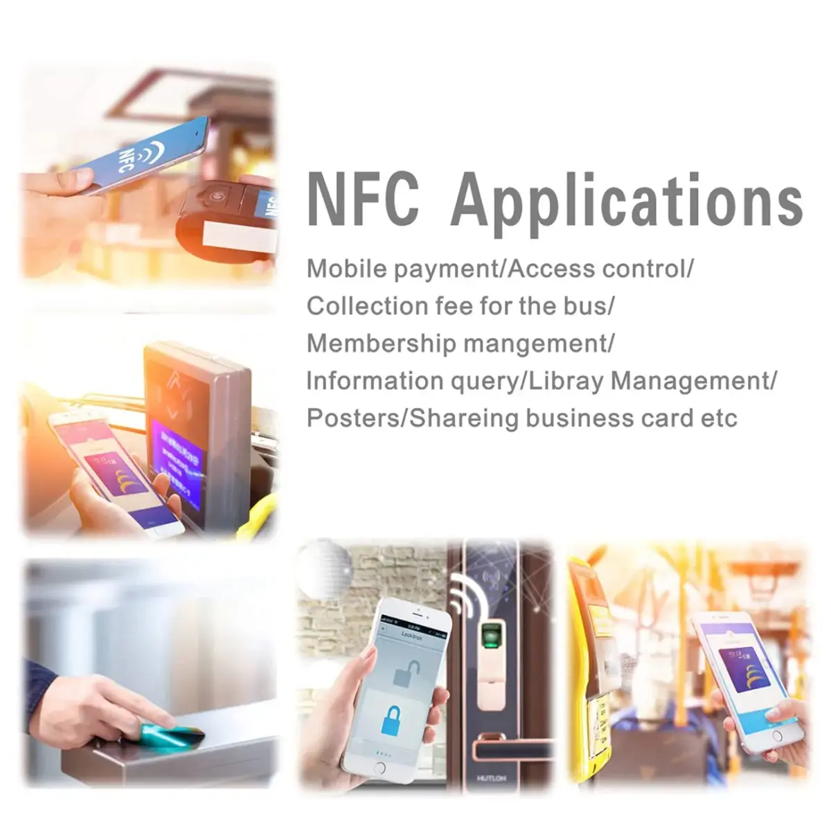 sanpopo NFC Cards NTAG215 Chip 50pcs Round 25mm | Compatible with TagMo & NFC Devices - view 5