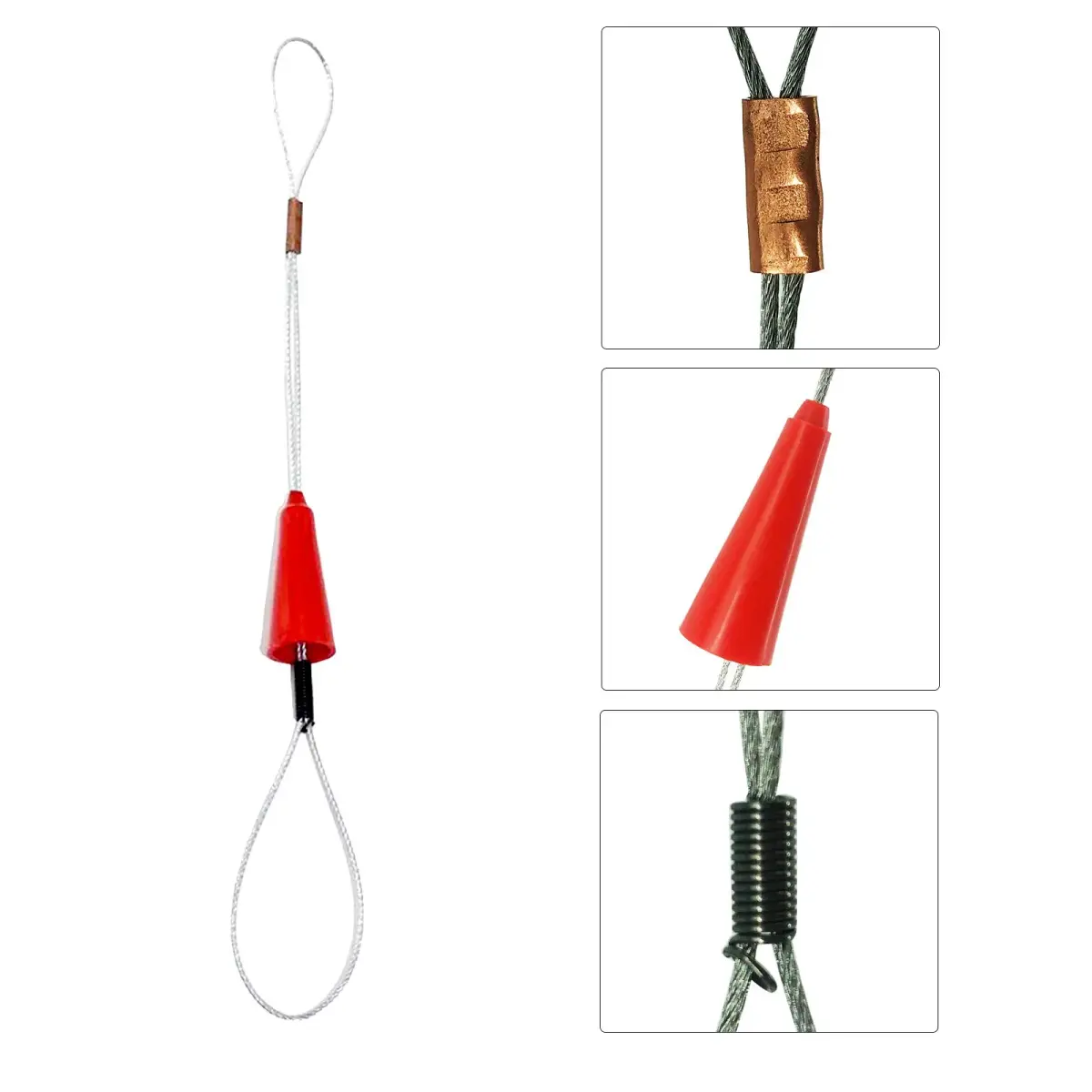 VGongTech 20m (66ft) PET Fish Tape Cable Puller Kit | Non-Conductive Wire Guide for Walls & Conduits - view 6