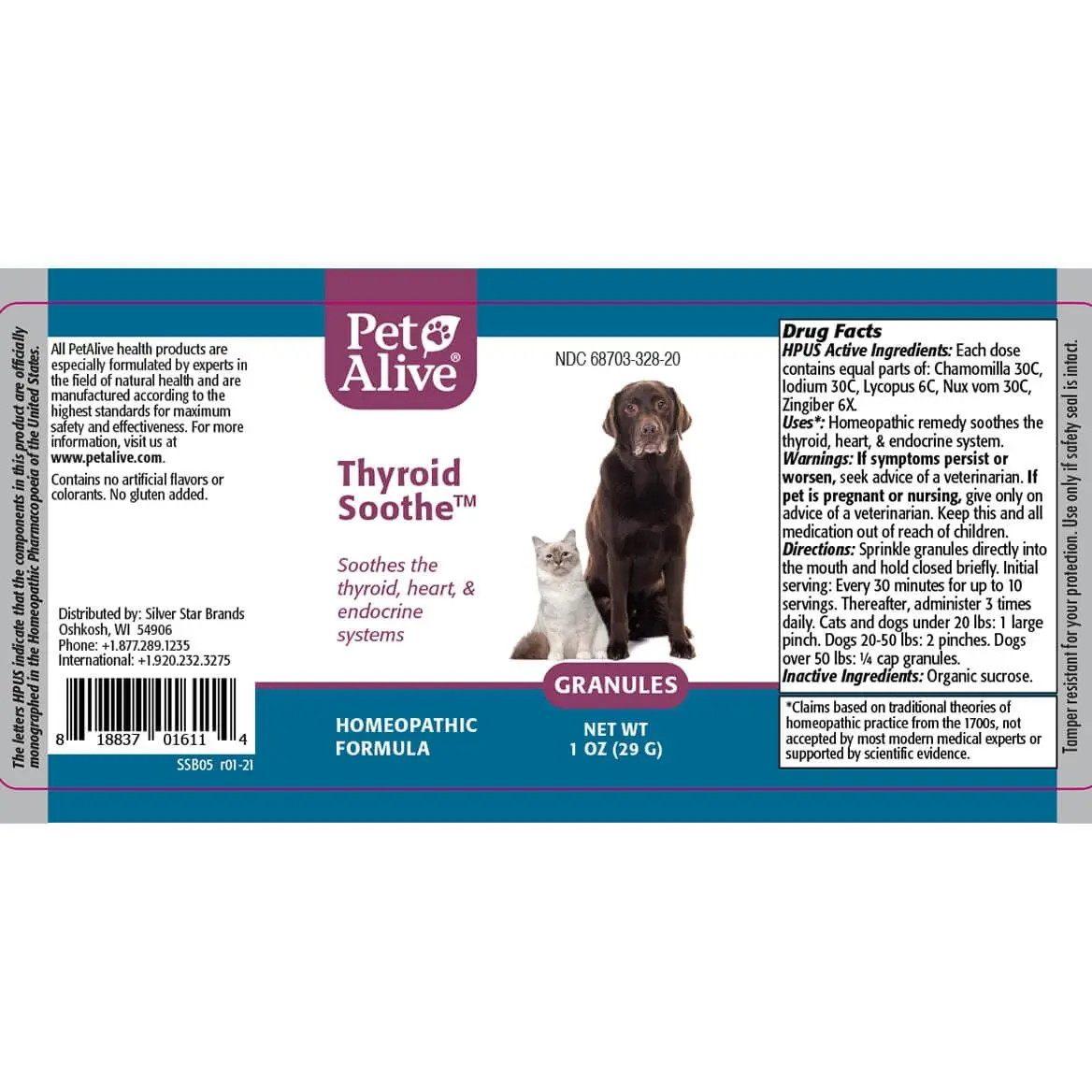 Native Remedies Thyroid Soothe Granules | Natural Pet Thyroid Support for Dogs & Cats - view 4