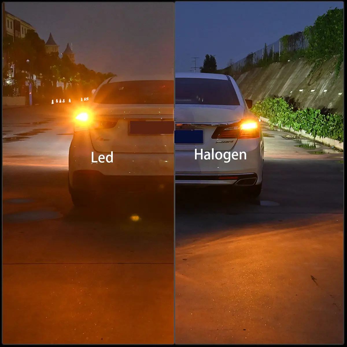 Melphan-Auto 1157 LED Brake Light Bulb 12V-24V | 54SMD Amber Yellow, 360° Brightness - view 7