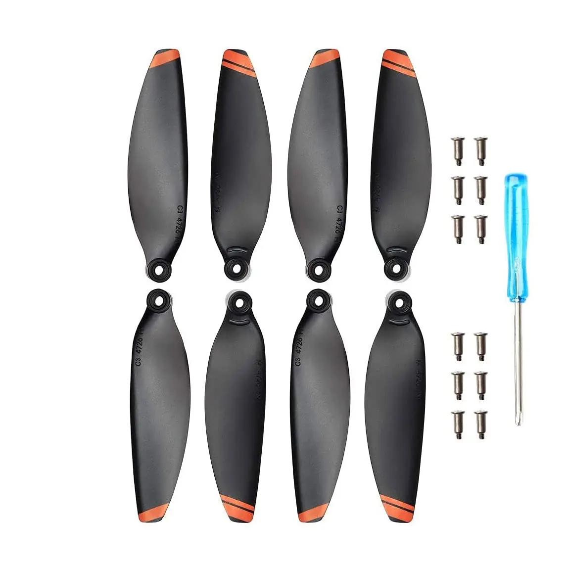 YETEETH 24Pcs Propellers for DJI Mini 4K Drone | Low Noise, Light Weight, Safe Flying (70-120 chars) - view 6