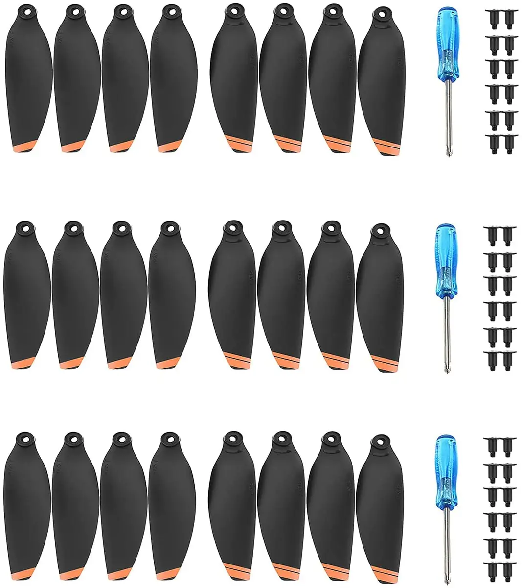 YETEETH 24Pcs Propellers for DJI Mini 4K Drone | Low Noise, Light Weight, Safe Flying (70-120 chars) - main product image