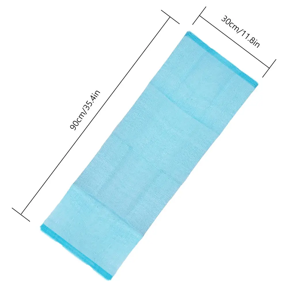 Cshangzei 8-Piece Exfoliating Bath Cloth Set 90cm (35.4 Inch) | Nylon Shower Washcloth Body Scrubber Loofah for Women and Men - view 3