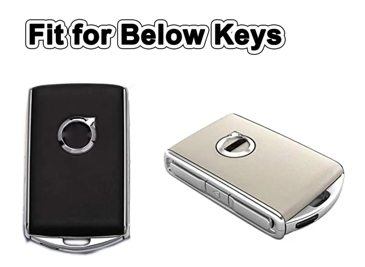 Arruweer Black Soft TPU Key Fob Cover for Volvo XC40 XC60 XC90 S90 V90 | Full Protection Smart Key Case Holder - view 2