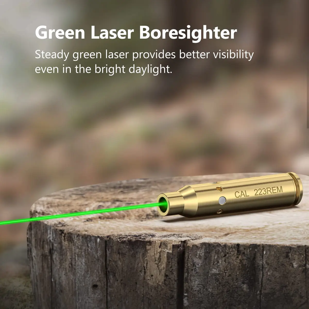 MidTen Green Laser Bore Sight 223 5.56mm | Accurate 30-300 Yards Sighting Range - view 3