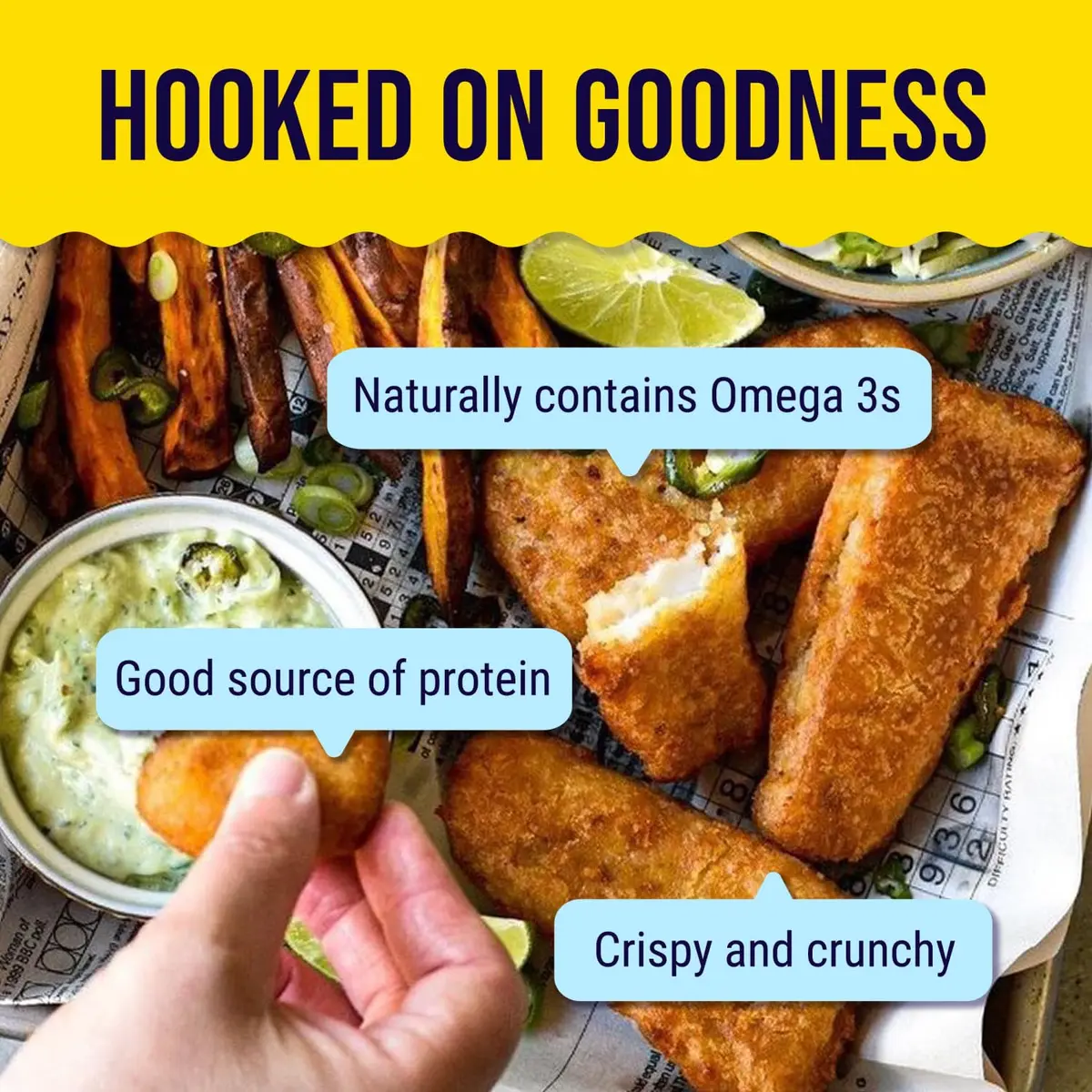 Gorton’s Breaded Fish Fillets, Wild Caught Cod, 14.6oz | Crunchy Panko Breadcrumbs, Frozen, 4 Count - view 7
