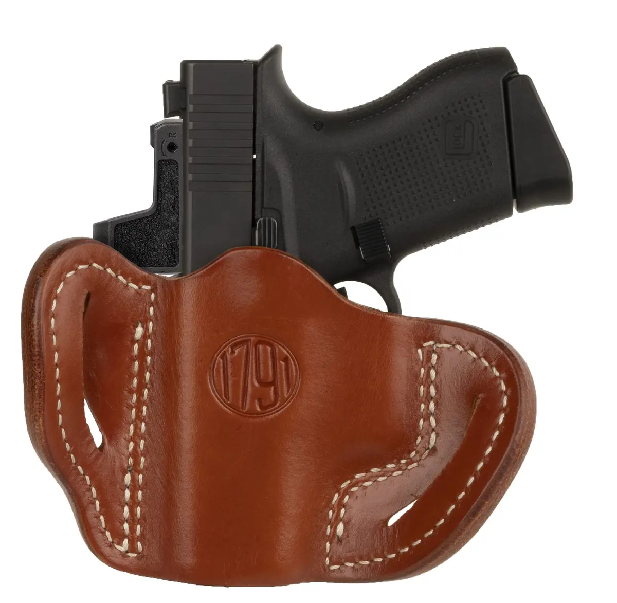1791 GUNLEATHER Optic Ready Holster Fits Glock 43X, 43, 48 | Concealed & Durable Leather Carry - view 2