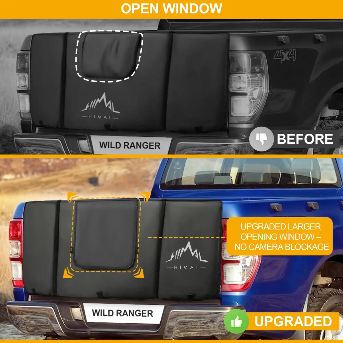 Himal Outdoors Tailgate Pad for Mountain Bike | Fits Most Trucks, Water-Resistant, Holds 5 Bikes - view 5