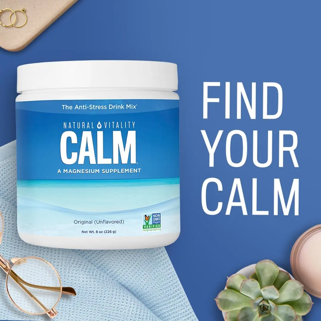 Natural Vitality Calm Magnesium Powder 8oz | Supports Stress & Relaxation - view 9