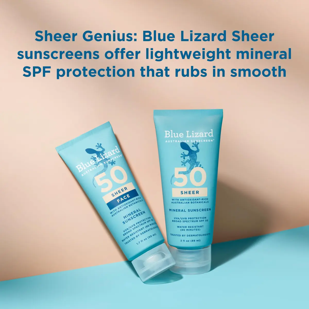 Blue Lizard Sheer Face Mineral SPF 50 Sunscreen Lotion, 1.7 fl oz | Blue Light & UVB Protection, Nourishes & Hydrates - view 7