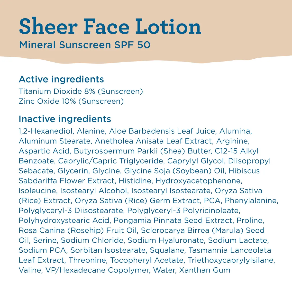 Blue Lizard Sheer Face Mineral SPF 50 Sunscreen Lotion, 1.7 fl oz | Blue Light & UVB Protection, Nourishes & Hydrates - view 8