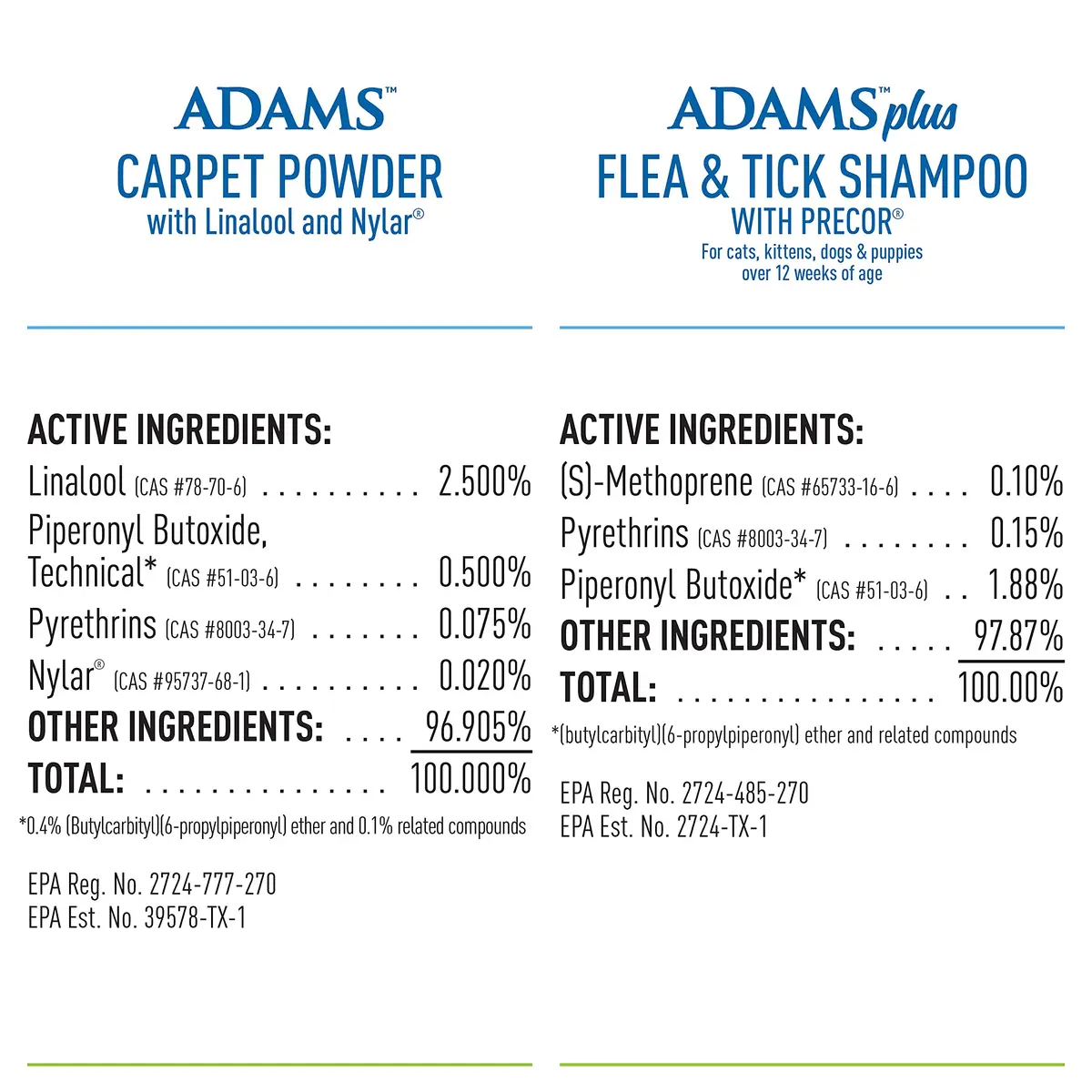 ADAMS Carpet Powder & Shampoo Bundle | Flea & Tick Control for Cats & Dogs, 16oz (473ml) | Long-Lasting Flea Cycle Breaker - view 4