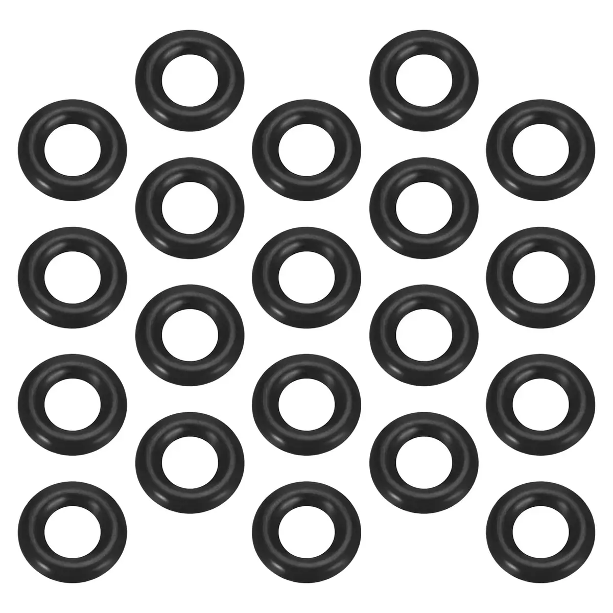 Aicosineg 200Pcs Buna-N O-Ring 10x5x2.5mm | Nitrile Rubber Seals for Plumbing & Mechanical Use - main product image