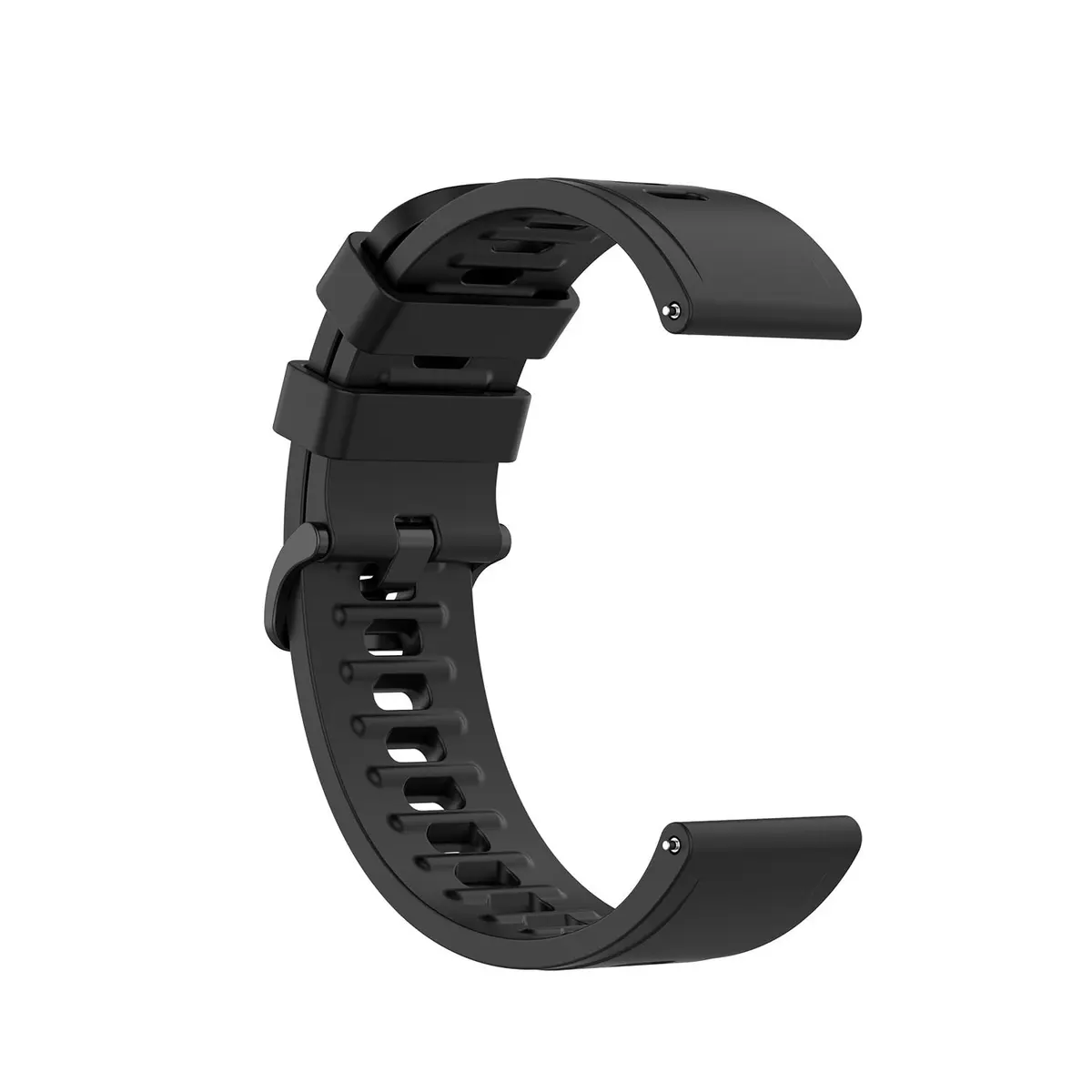 Senter 20mm Silicone Sport Replacement Watch Band Compatible with Amazfit Neo GTR 42mm GTS GTS 2 GTS 2e GTS 2 Mini Bip Lite S U Black - view 5