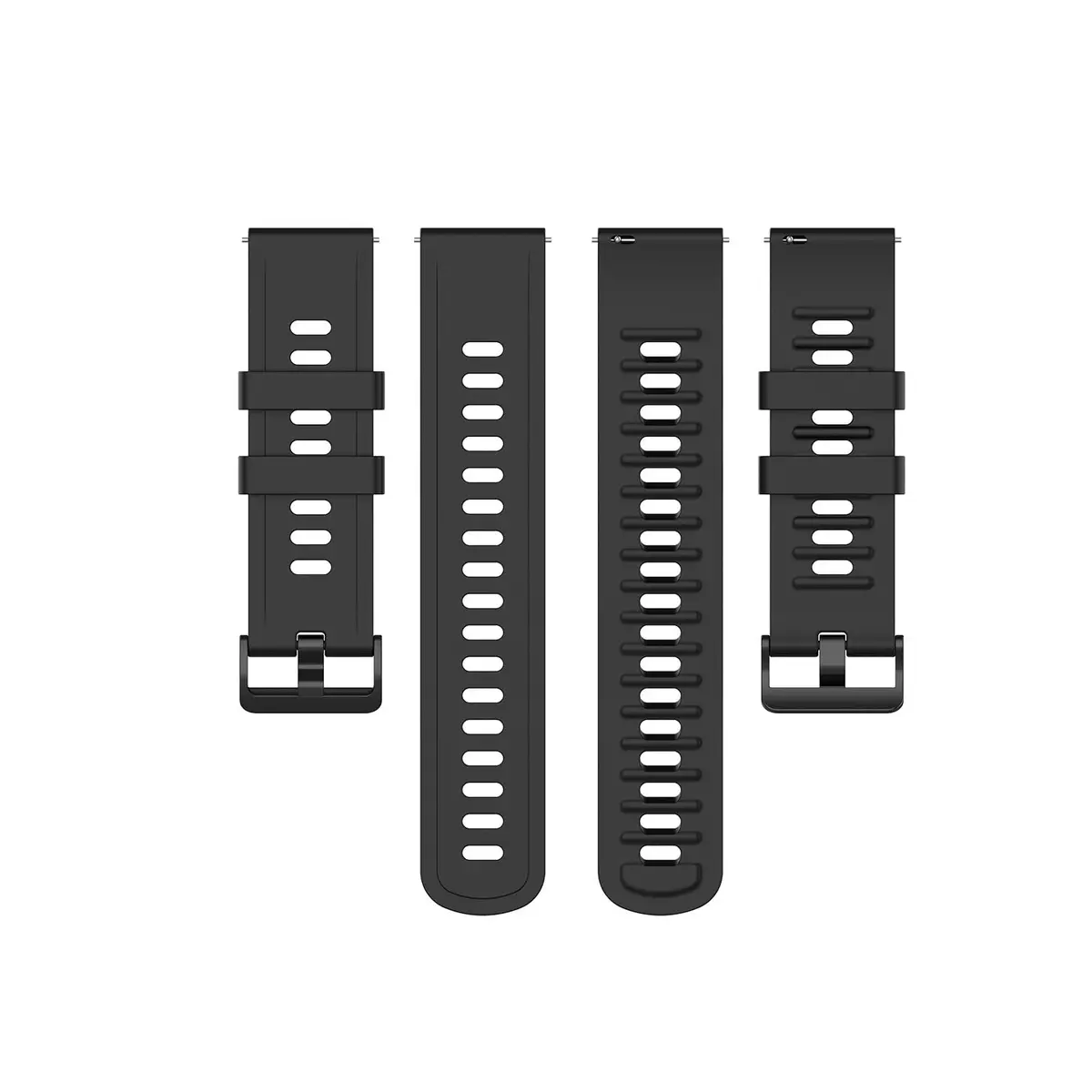 Senter 20mm Silicone Sport Replacement Watch Band Compatible with Amazfit Neo GTR 42mm GTS GTS 2 GTS 2e GTS 2 Mini Bip Lite S U Black - view 6