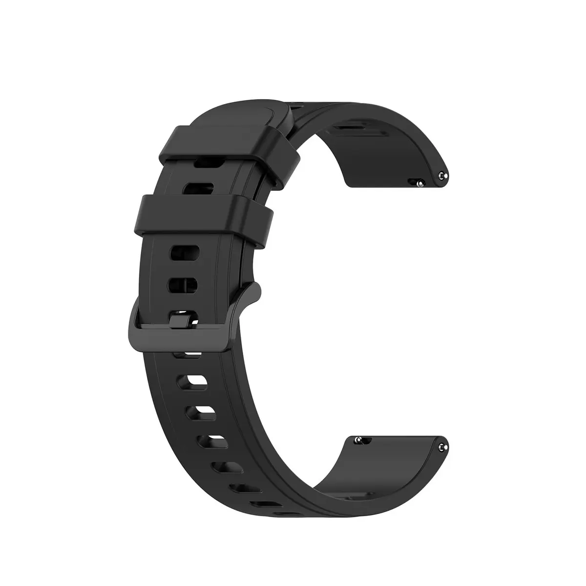 Senter 20mm Silicone Sport Replacement Watch Band Compatible with Amazfit Neo GTR 42mm GTS GTS 2 GTS 2e GTS 2 Mini Bip Lite S U Black - view 4