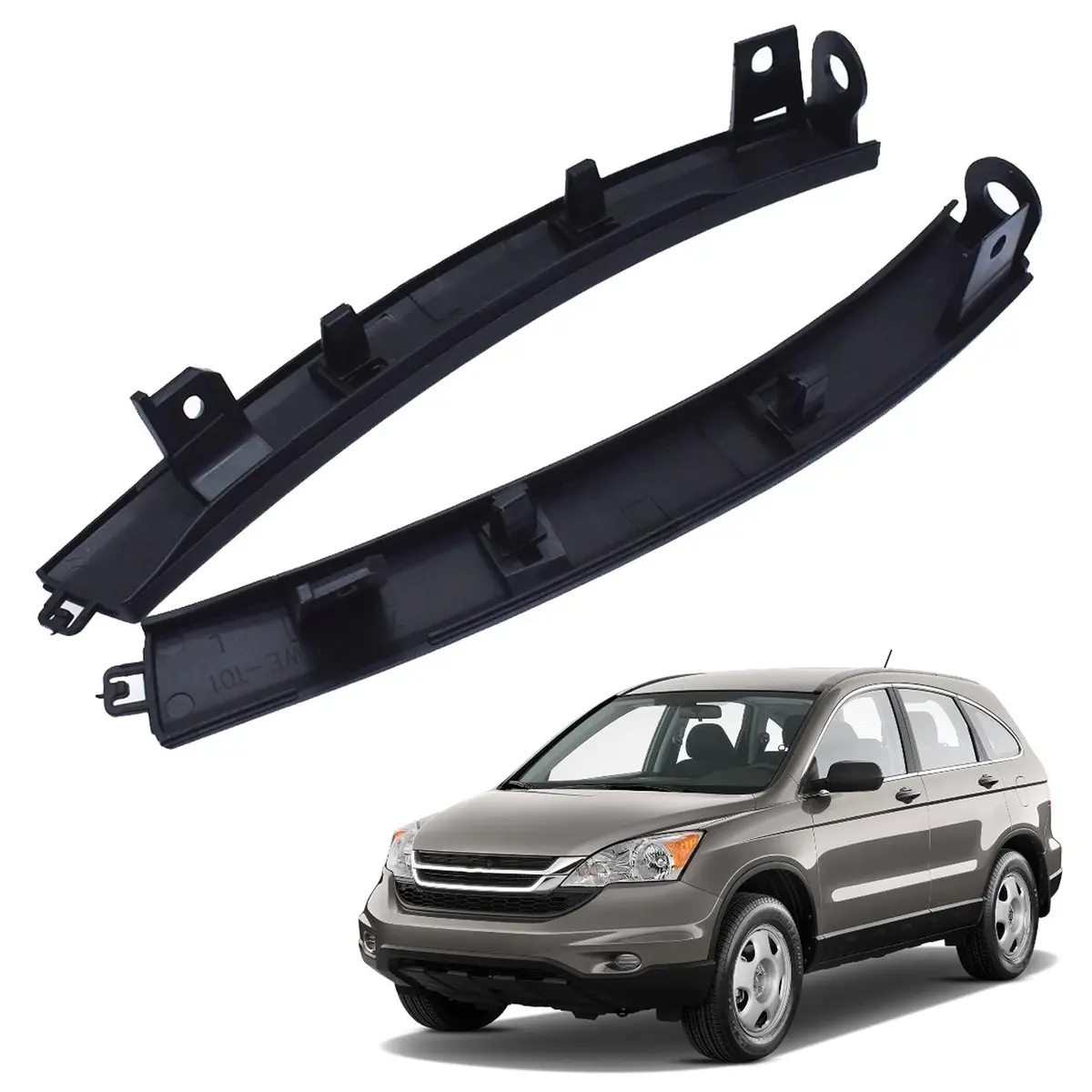 munirater Front & Rear Bumper Filler Set for 2007-2011 CR-V | Primed, Durable Plastic - main product image