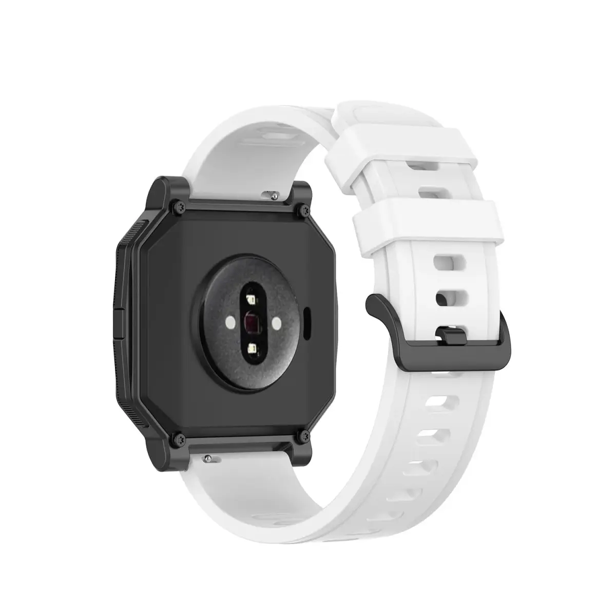 Senter 20mm White Silicone Sport Band for Amazfit Neo, GTR 42mm, GTS, Samsung Galaxy Watch 42mm, Garmin Vivoactive 3 - view 2