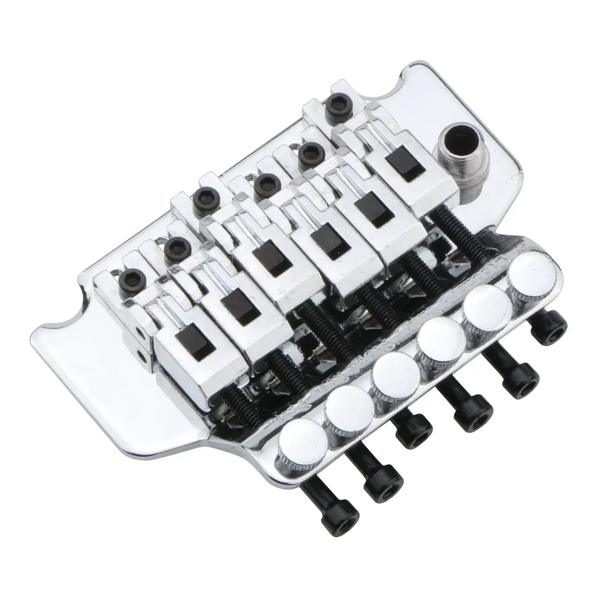 Swhmc Chrome Tremolo Bridge for Strat - Double Locking Floyd Rose Type | Guitar Bridge Upgrade - view 5