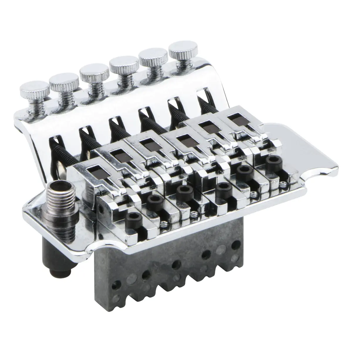 Swhmc Chrome Tremolo Bridge for Strat - Double Locking Floyd Rose Type | Guitar Bridge Upgrade - view 2