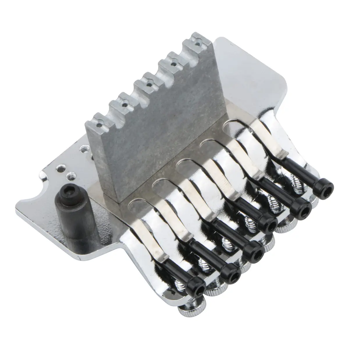 Swhmc Chrome Tremolo Bridge for Strat - Double Locking Floyd Rose Type | Guitar Bridge Upgrade - view 3