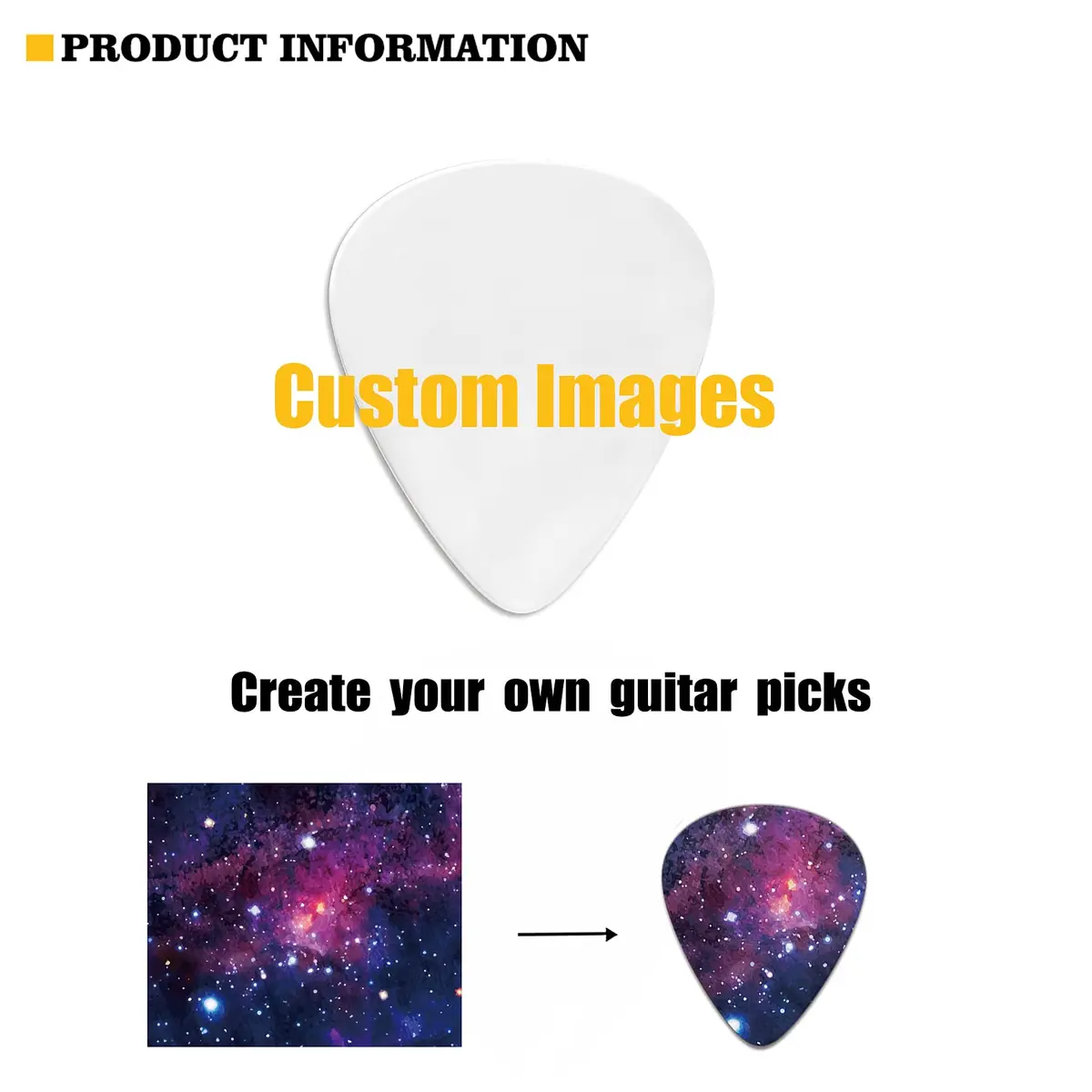 KEIAHUAN Cool Skull Guitar Picks - Heavy 0.96mm | Unique Skull Design for Guitarists - view 3