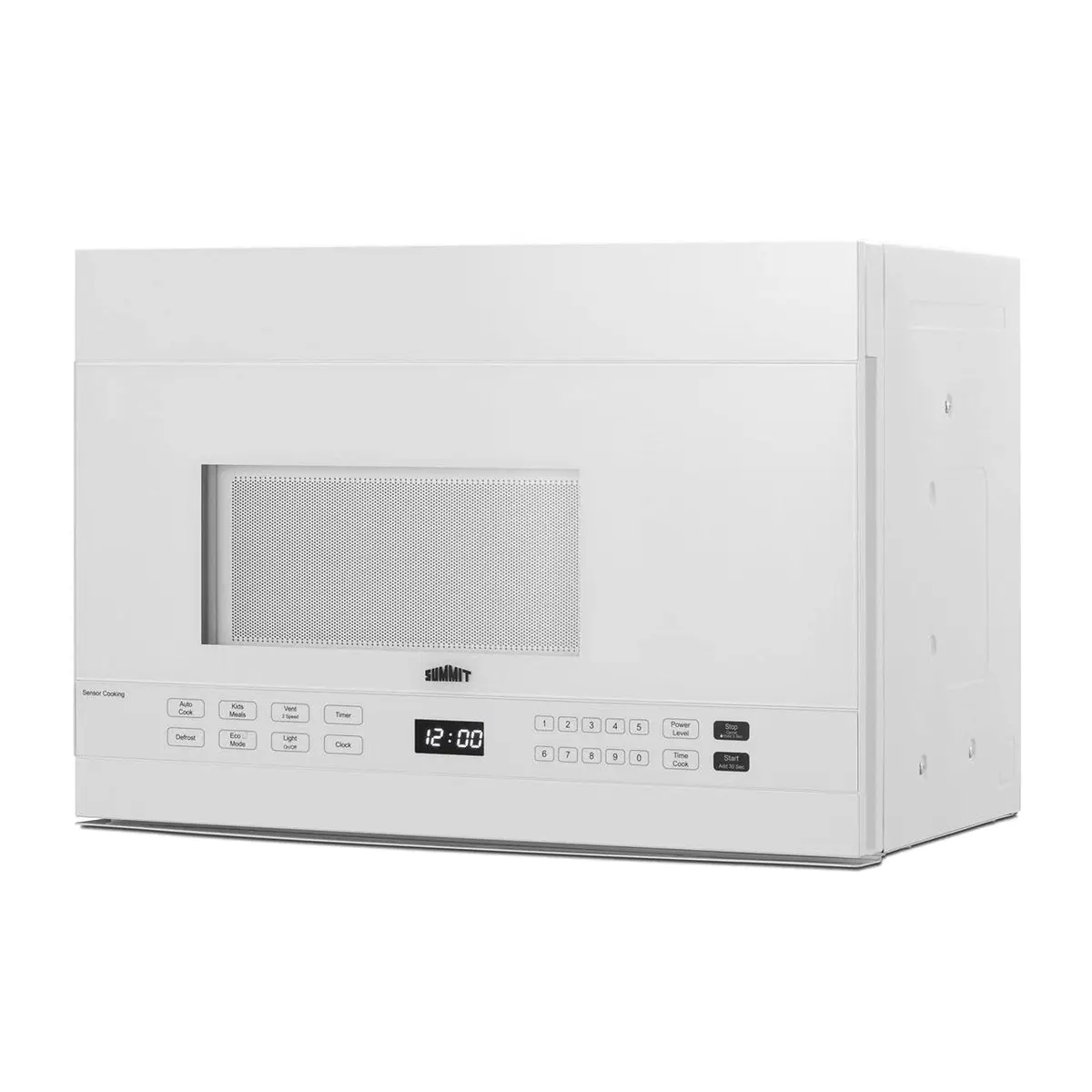 Summit 24” Over the Range Microwave, White- MHOTR241W | 1.4 cu.ft. Capacity, 1000W Power, Ductless Ventilation - view 2