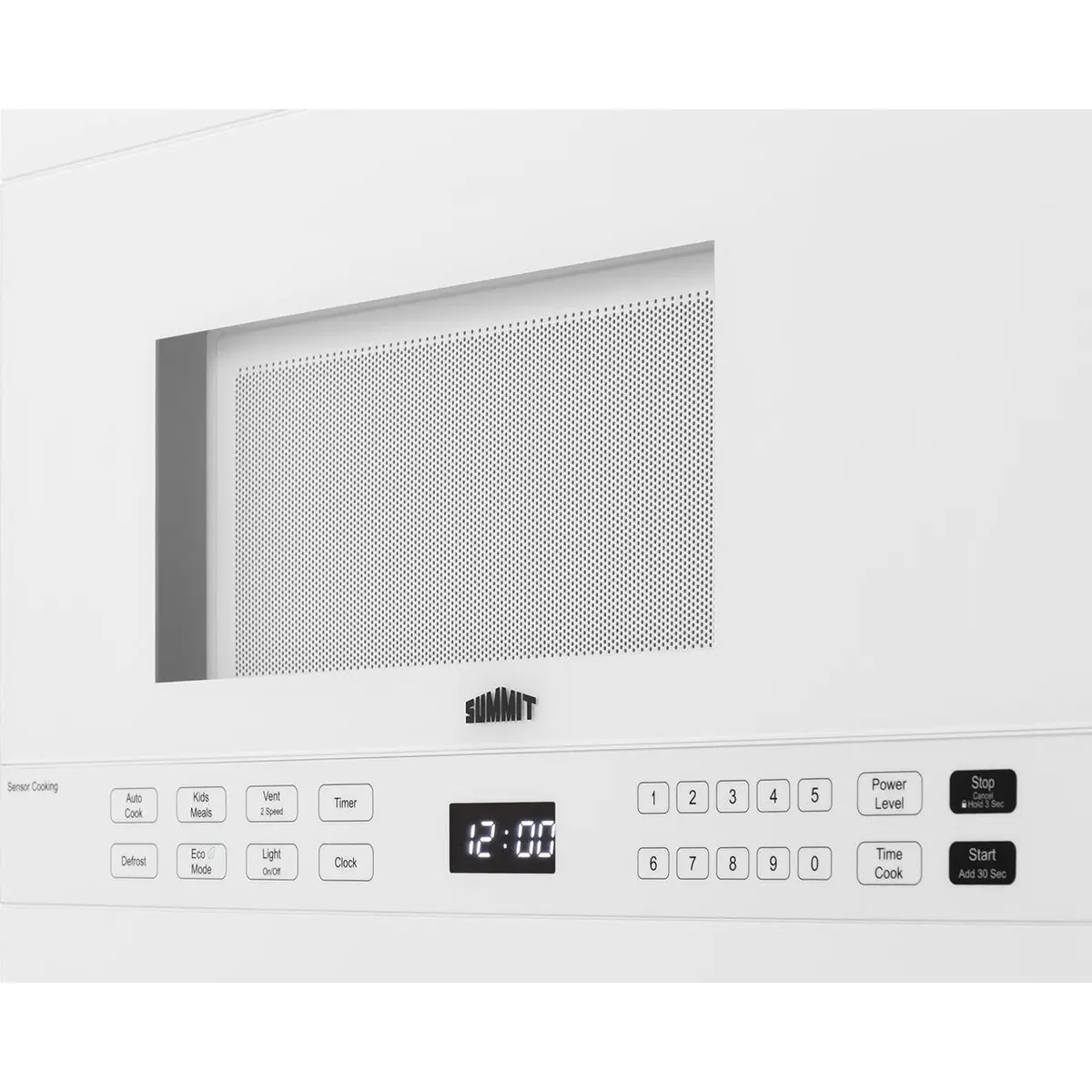 Summit 24” Over the Range Microwave, White- MHOTR241W | 1.4 cu.ft. Capacity, 1000W Power, Ductless Ventilation - view 4